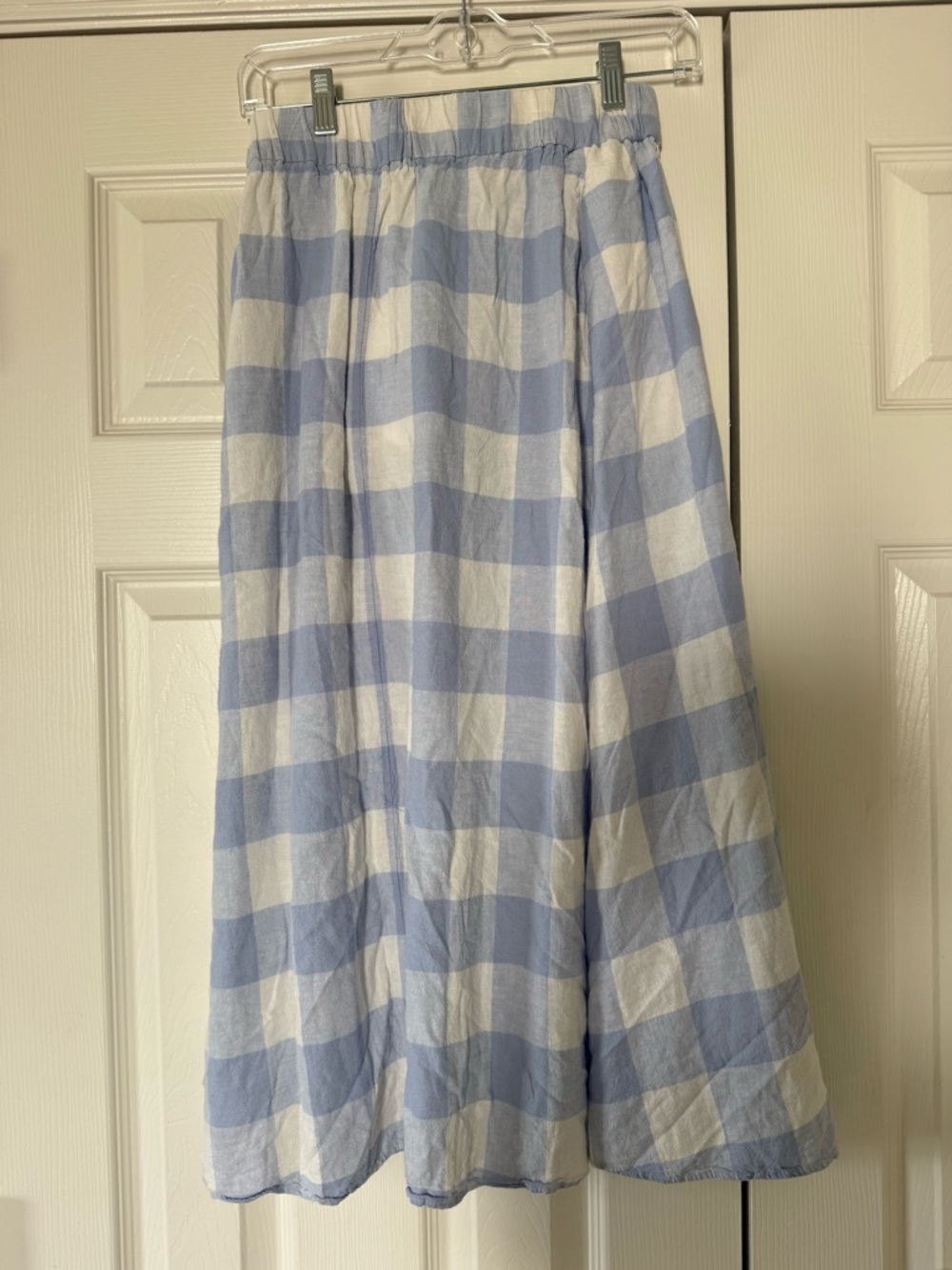 Madewell Blue & White Checkered Skirt size XXS - Picture 4 of 7